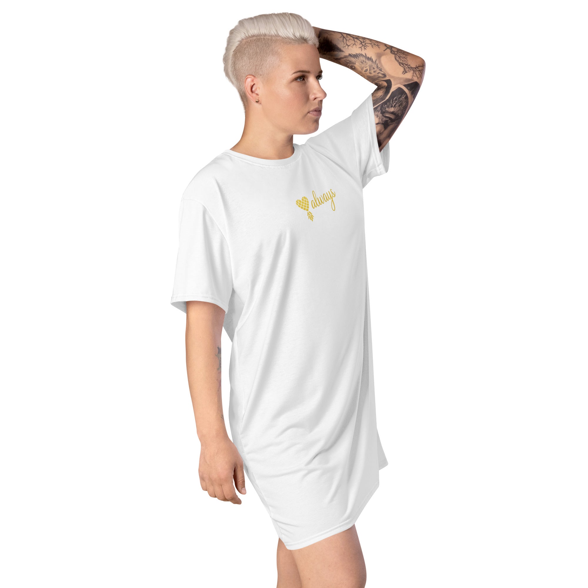 ALMAT PHOTO TEE ホワイト　BIGサイズ 0824. Supima® Oversized Tee - White – ASRV
